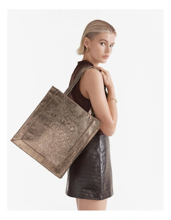 Explore Tote Bag in Bronze