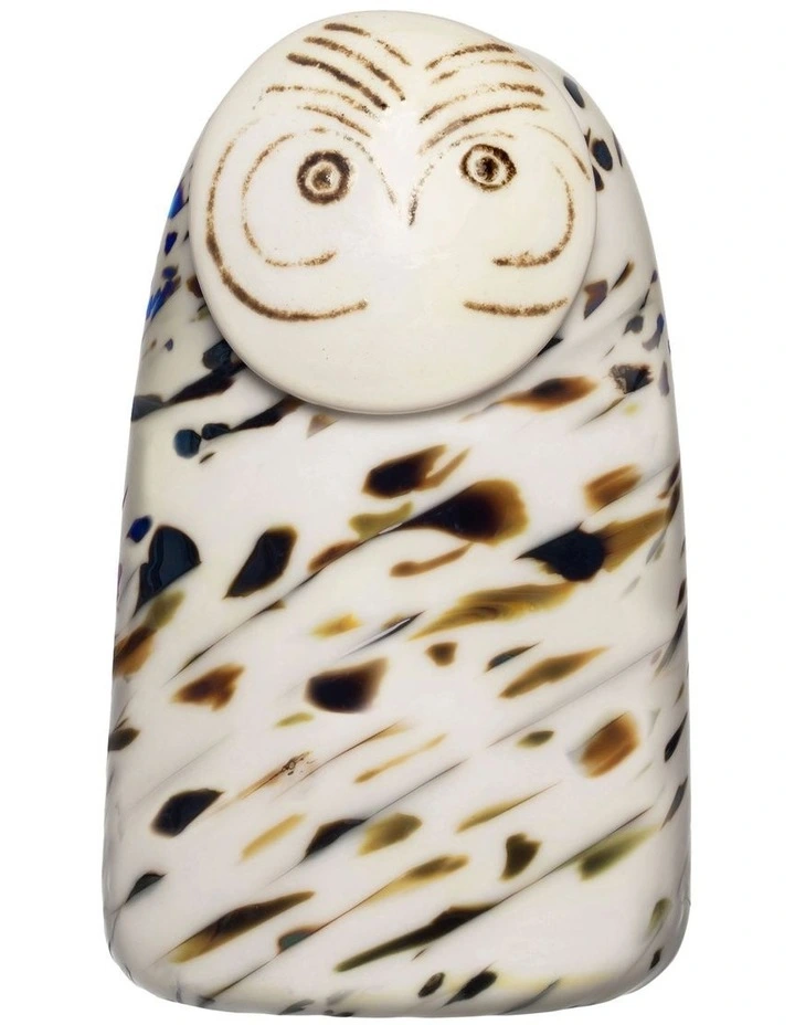 Birds by Toikka Snowy Owl 100x160mm Limited Edition in Brown
