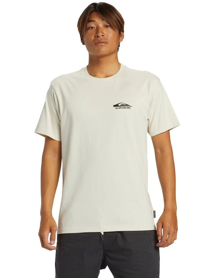 Retro Rocker Short Sleeve T-shirt in Silver Birch