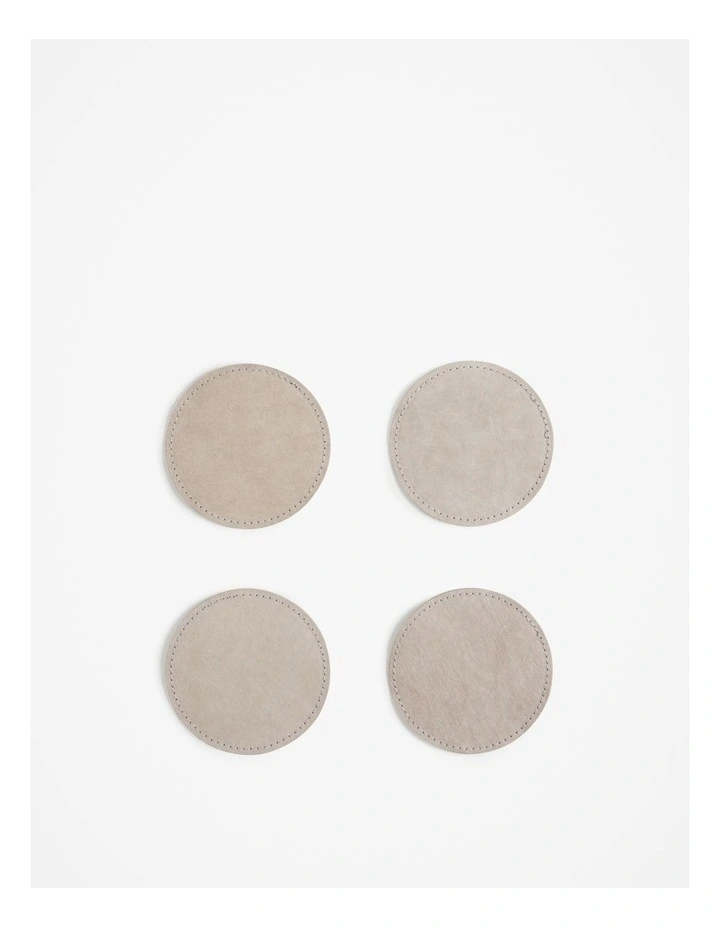 Osten Coaster Pack Of 4 in Pale Grey