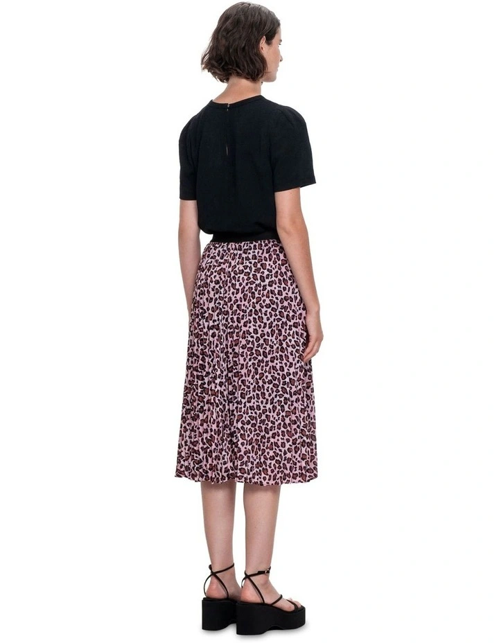 Animal Skirt in Cameo Pink