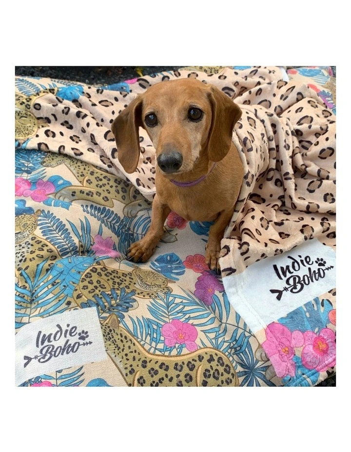 Leopard Luxe Designer Pet Blanket