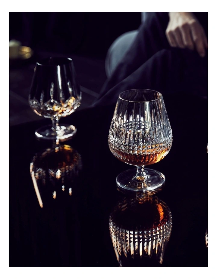 Connoissuer Lismore Diamond Brandy Pair