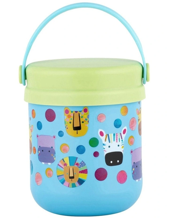 Kasey Rainbow Insulated Food Container 300ml in Blue
