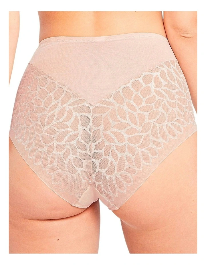 Perfect Curves High Waist Lace Shaping Brief in Blush