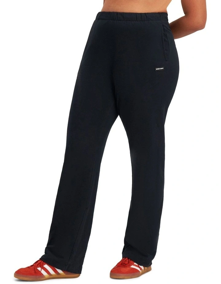 Move Straight Leg Trackie in Nu Black