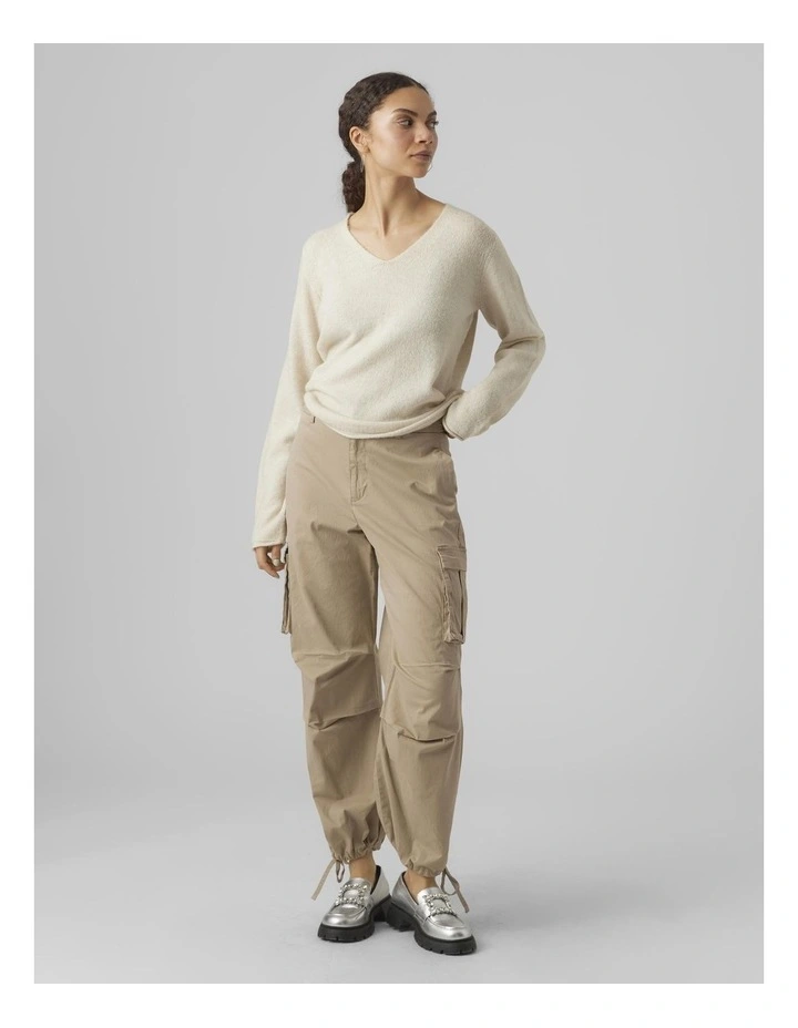 Rain V-Neck Knit in Birch
