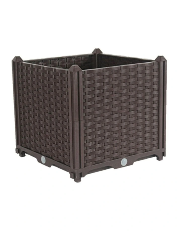 Raised Planter Box 40cm in Dark Brown