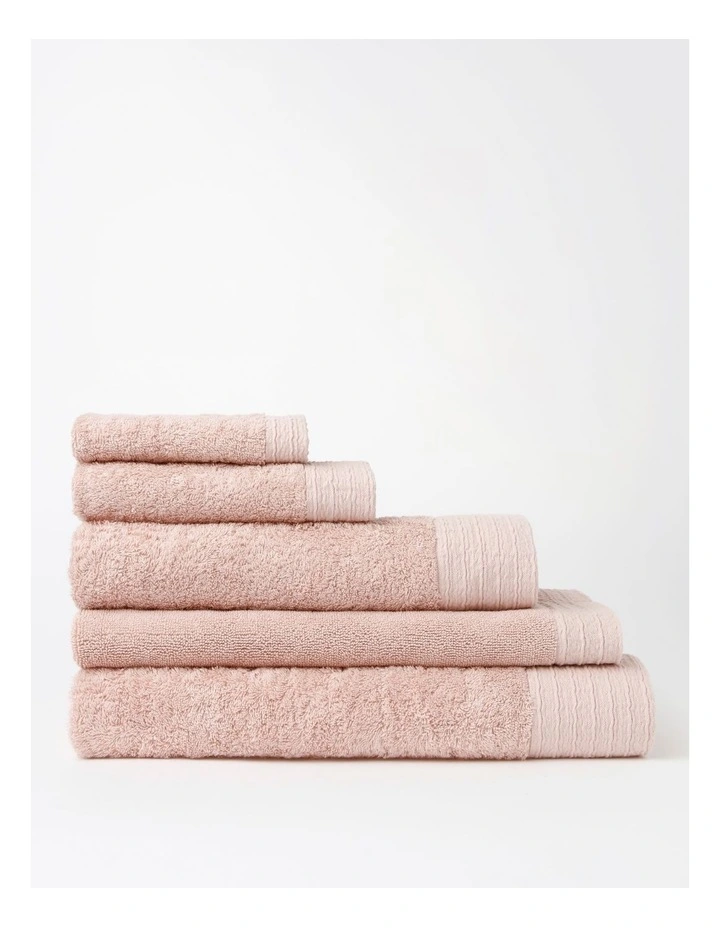 Organic Towel Range in Pink