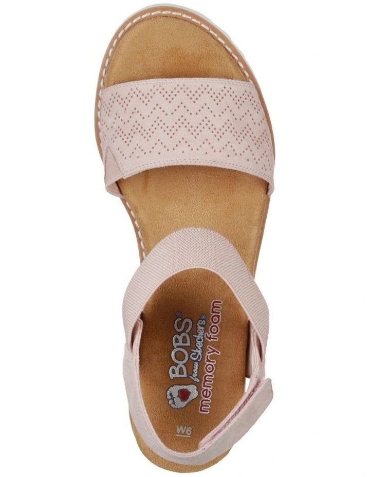 Bobs Desert Kiss Sandal in Blush
