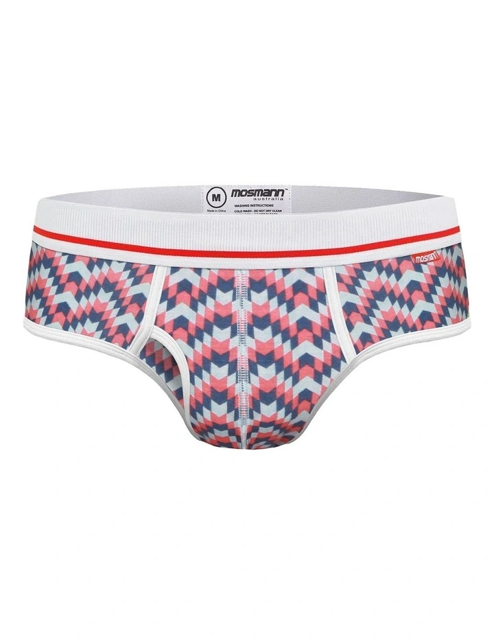 Mens Bamboo Brief in Multi