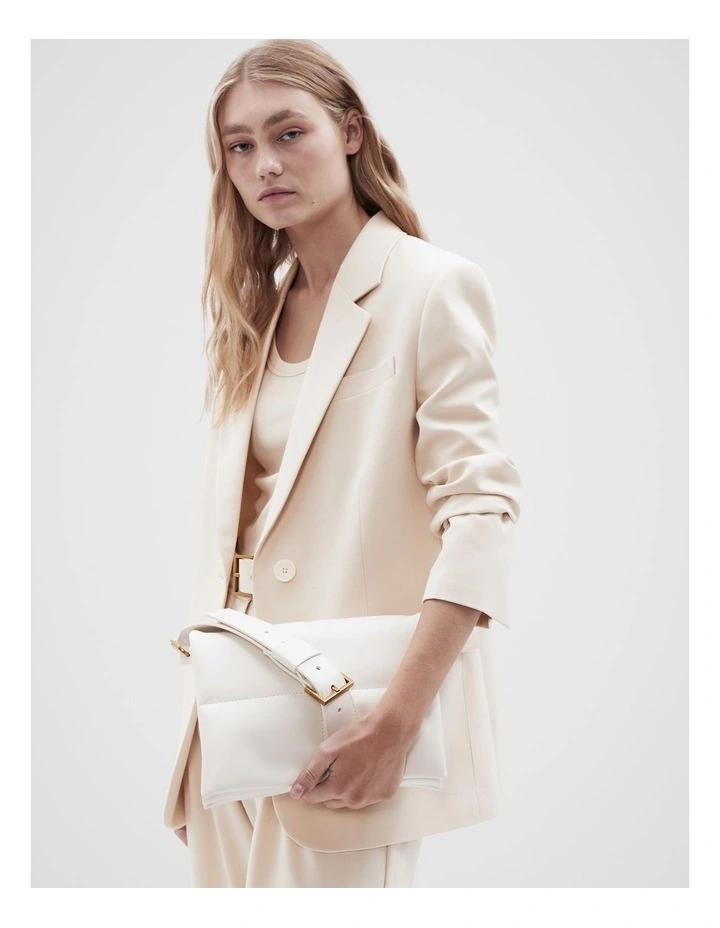 Mercer Quilted Bag in Ecru