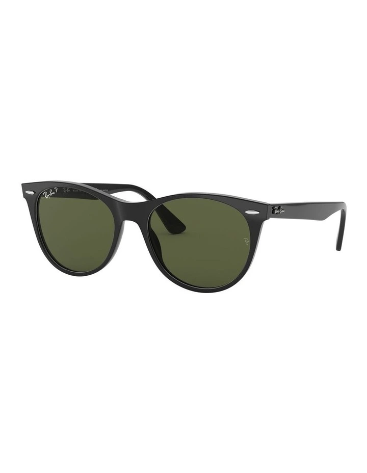 Wayfarer II Black RB2185 Polarised Sunglasses