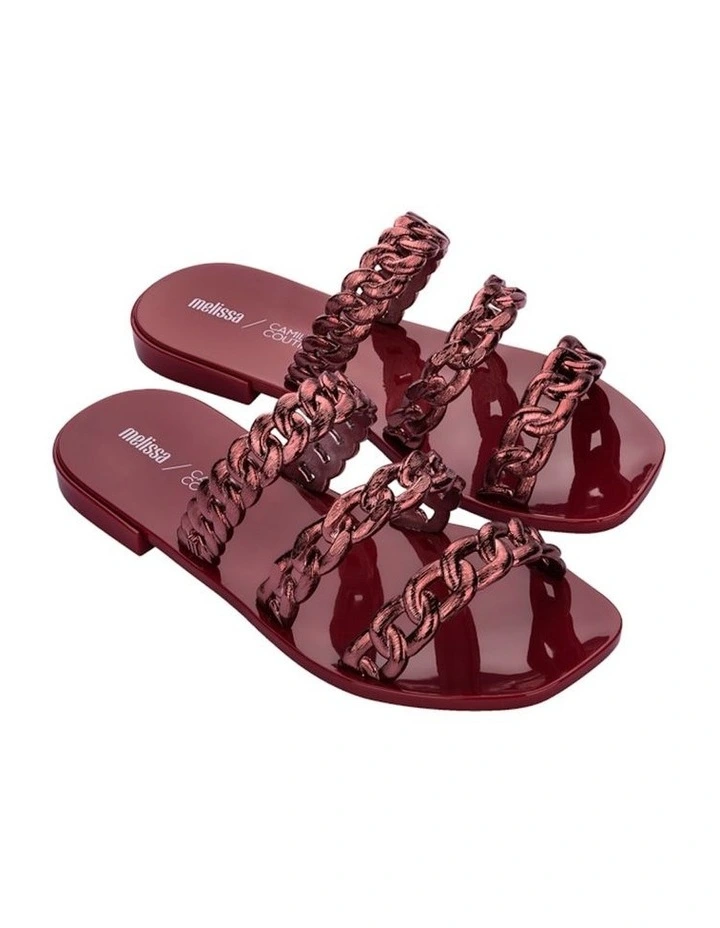 Melissa Feel Camila Coutinho Slides in Red