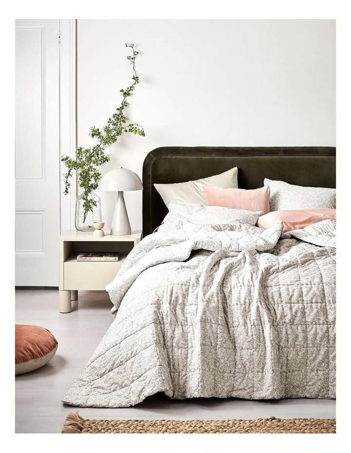 Varanasi Standard Pillowcase in Feather