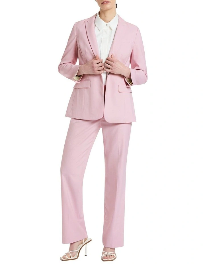 Lacy Twill Blazer in Lotus