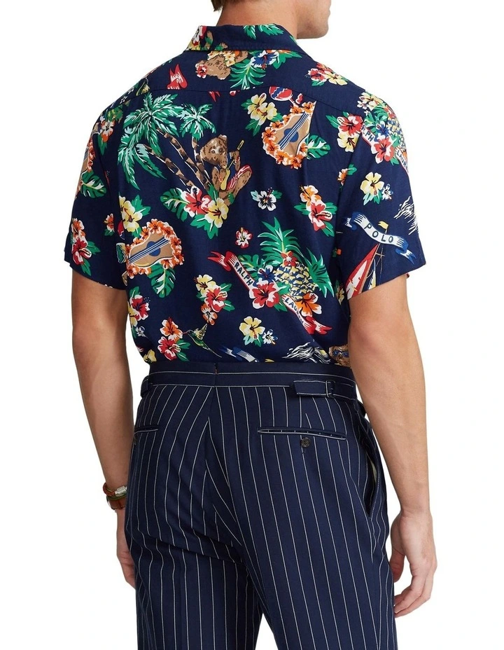 Classic Fit Polo Bear Camp Shirt