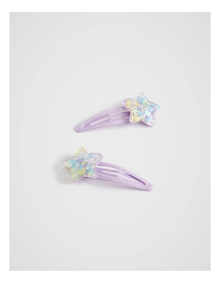 Resin Star Snaps in Orchid