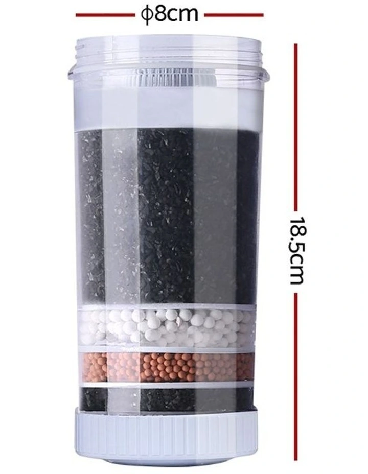 Water Cooler Filter Purifier 2 Pack Ceramic Carbon Mineral Cartridge