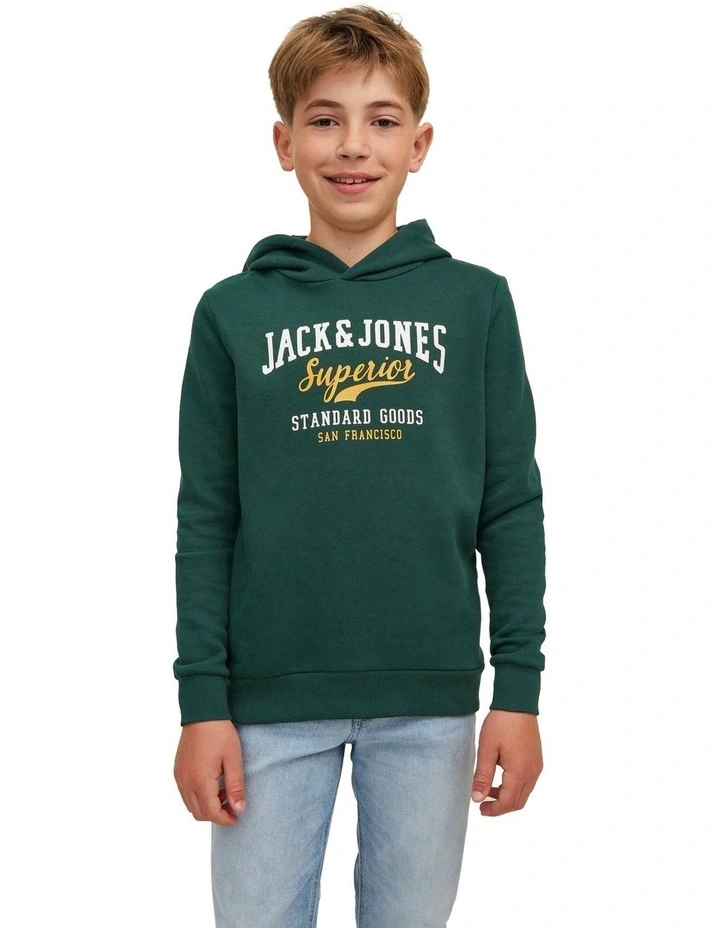 Hooded Logo Sweat in Pine Grove