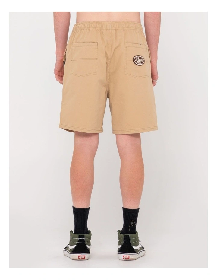 Manila Folder 19 Heritage Elastic Short in Natural