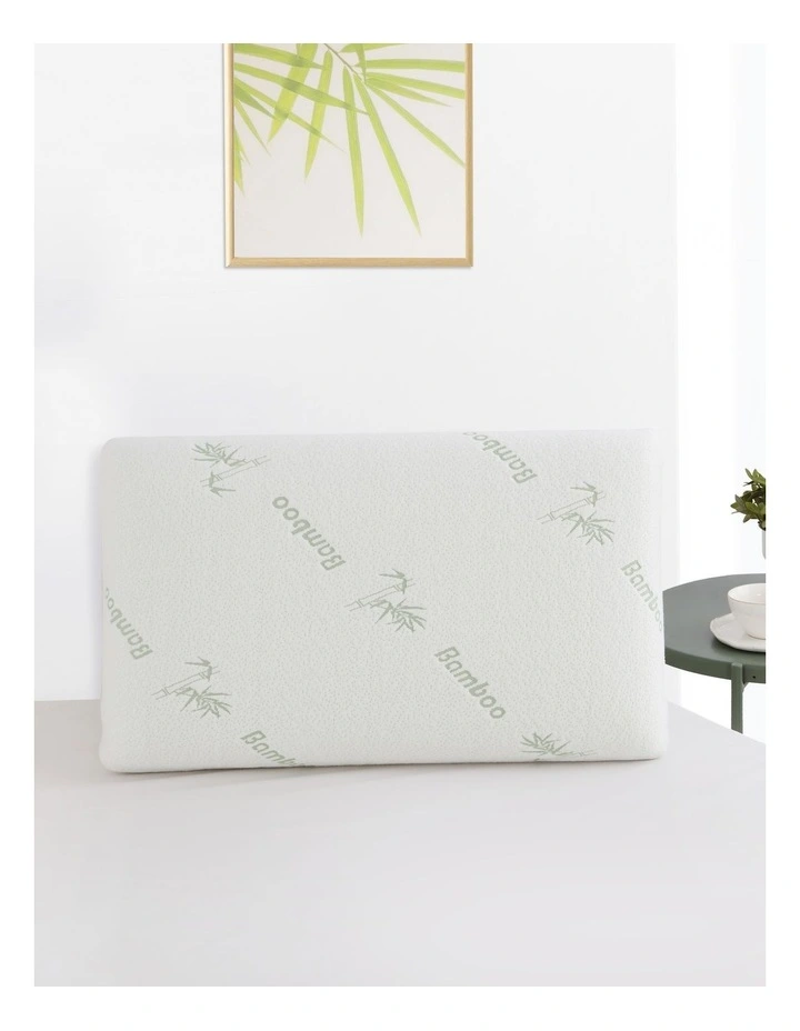 Eucalyptus Infused Memory Foam Pillow 65x40cm in White