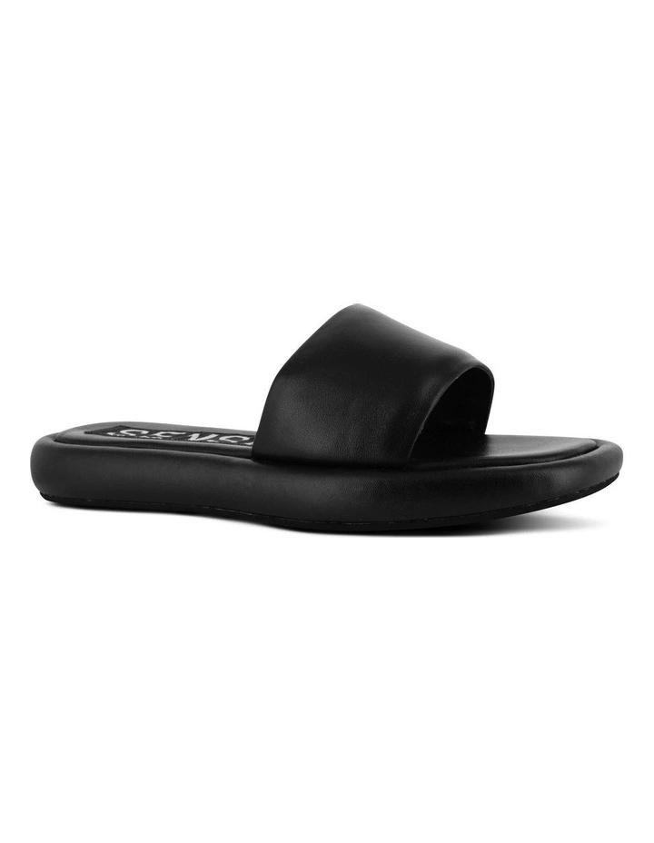 Bentley I Flat Sandals in Black