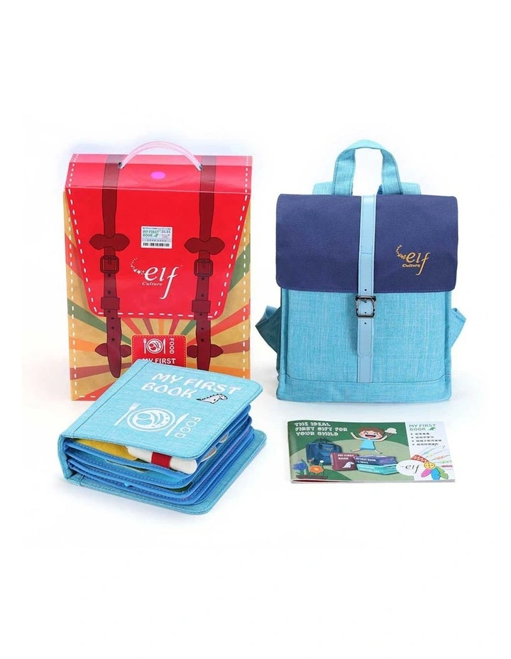 My First Book 5 Kids Early Education Learning Gift in Sky Blue