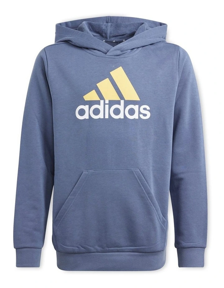Essentials Two-Colored Big Logo Cotton Hoodie in Navy