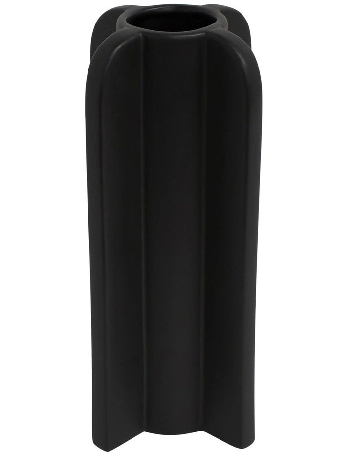 Finn 14x28cm Vase in Black