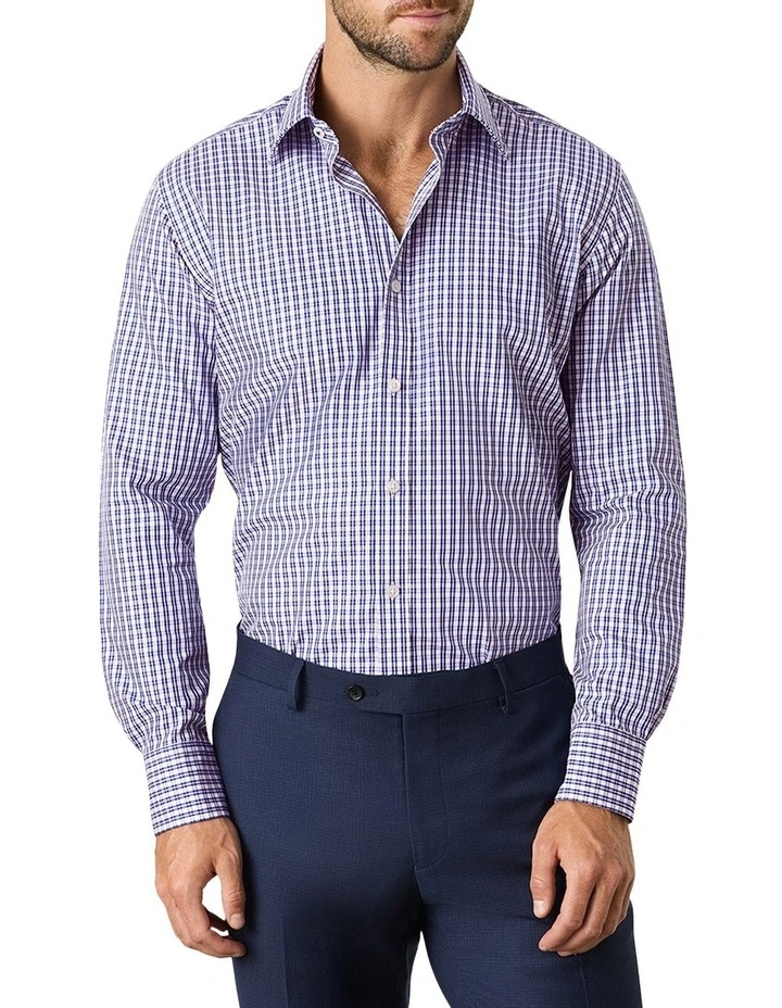 Chaucer Shirt in Navy Multi