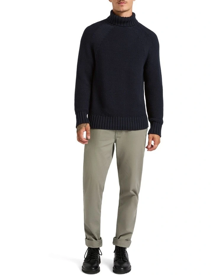 Brayden Slim Fit Chino Pant in Smoke Grey