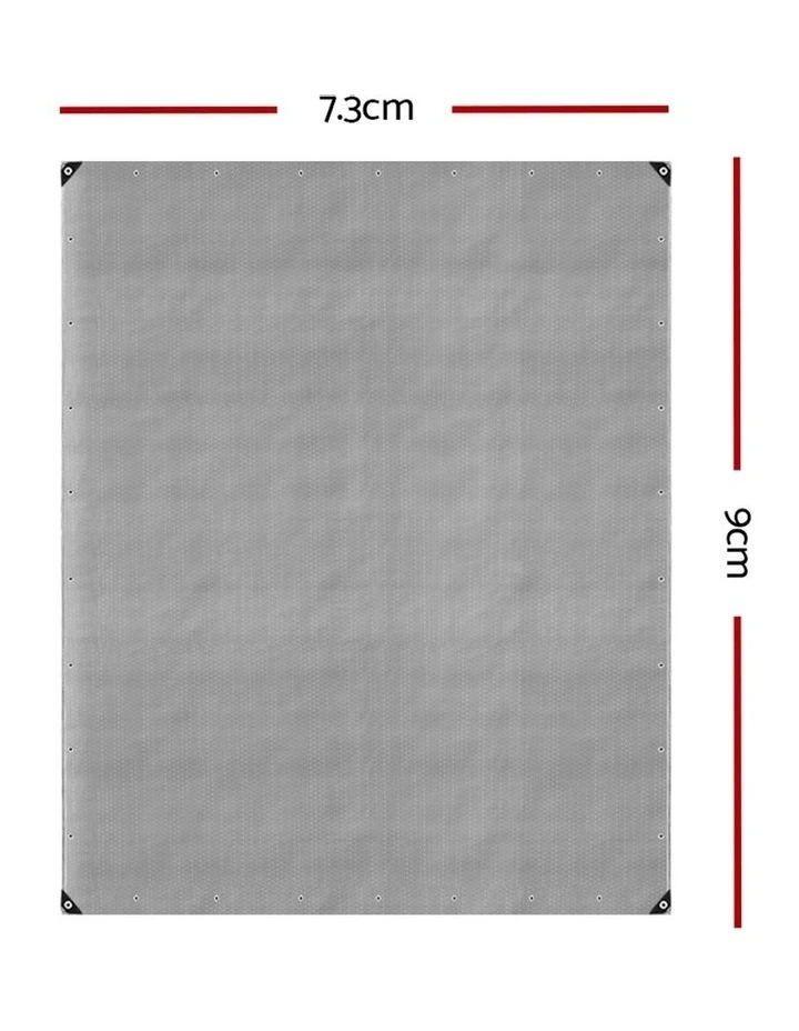 Heavy Duty Poly Tarp 7.3 x 9m In Grey