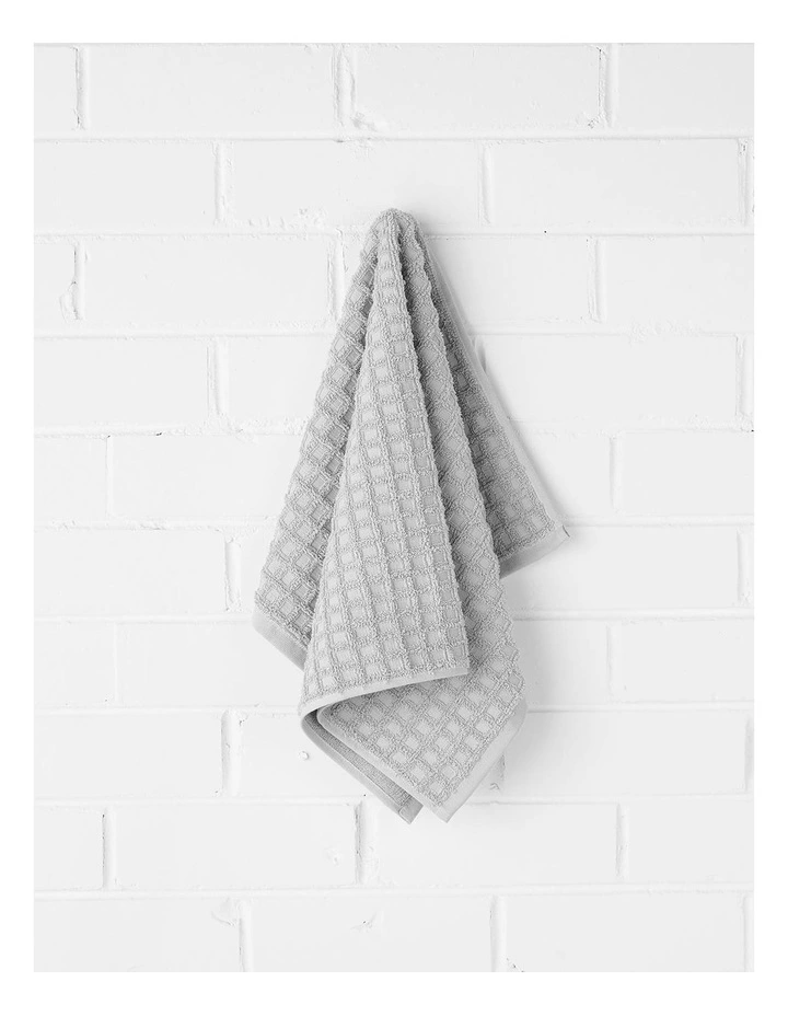 Waffle Bath Towel Set in Dove