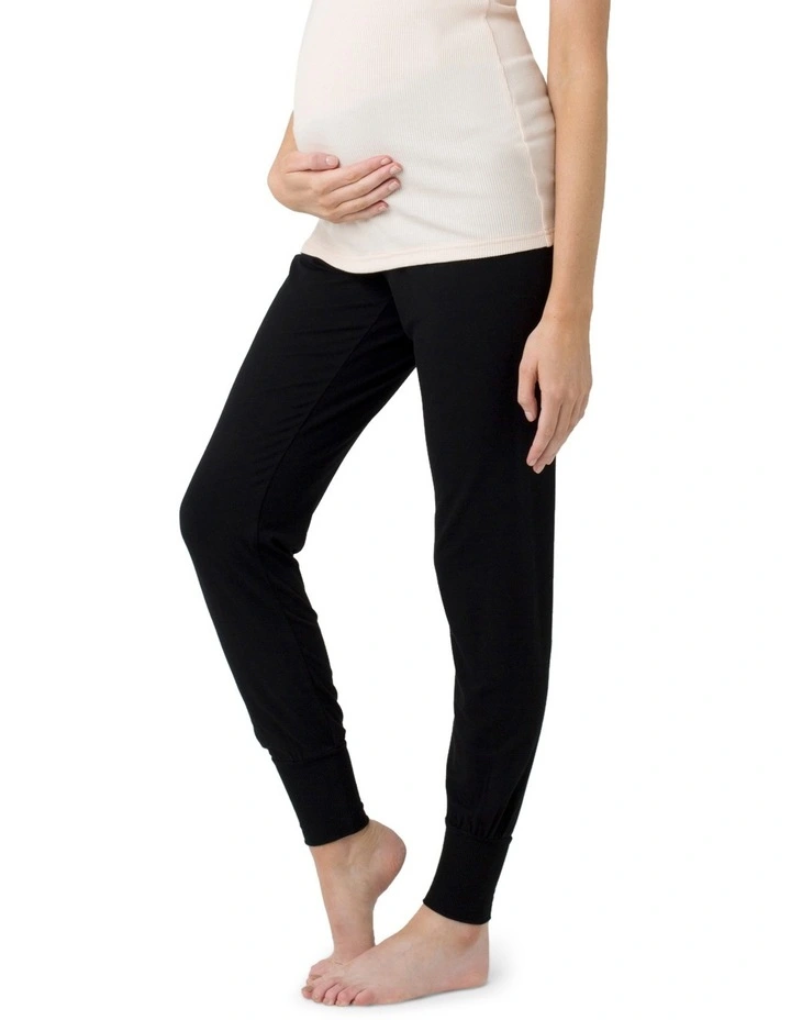 Jersey Lounge Pant in Black