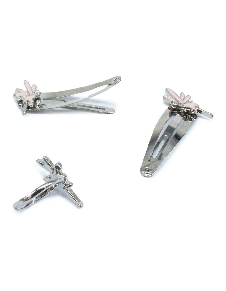 Fairy Necklace And Hair Clip Set in Silver