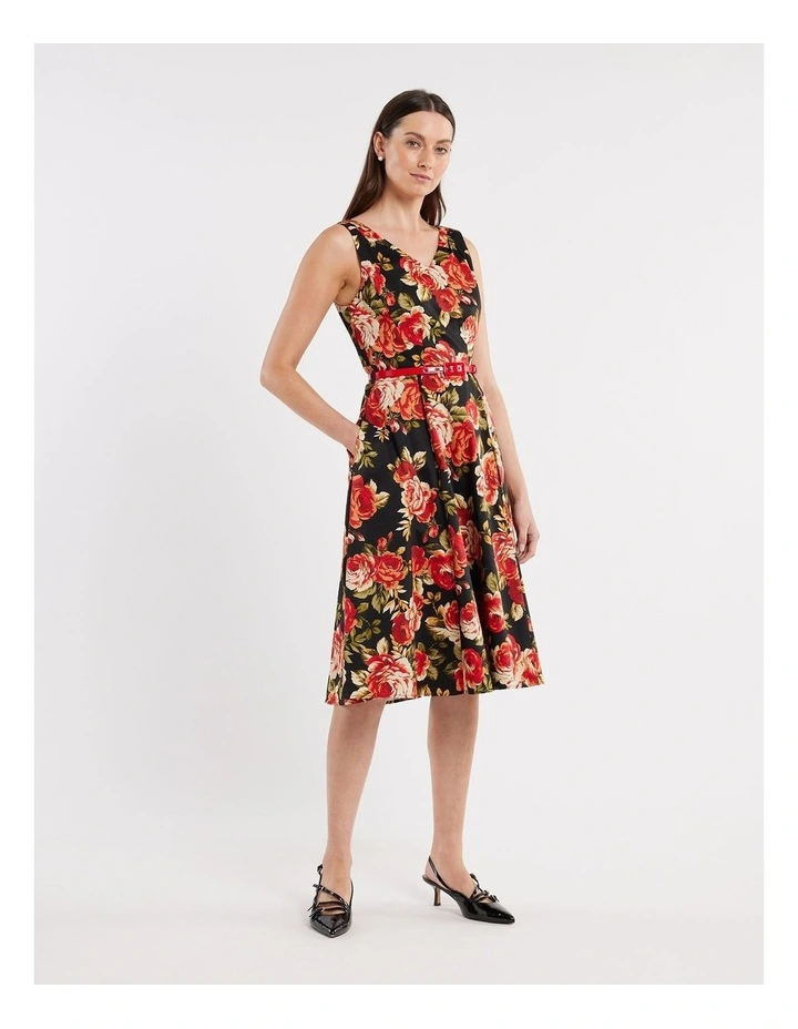 Edith Bloom Dress in Black