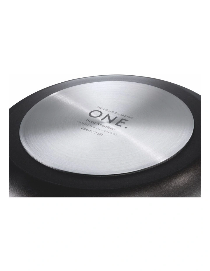 One Hard Anodised Frypan 20cm in Grey