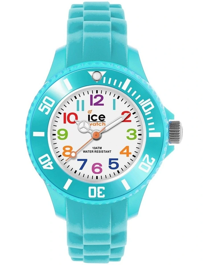 Ice Mini Kids Turquoise Extra Small Blue Silicone Quartz Watch