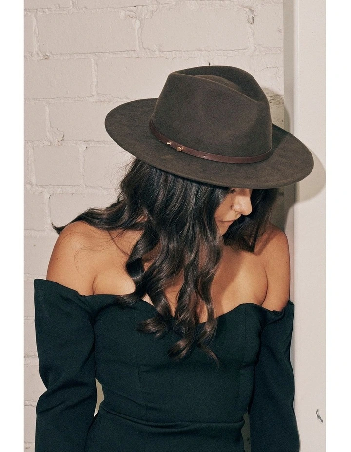 Oslo Fedora in Mocha