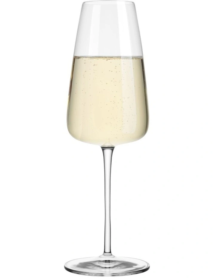 Talismano Prosecco Glass 400ml Set of 4 in Clear