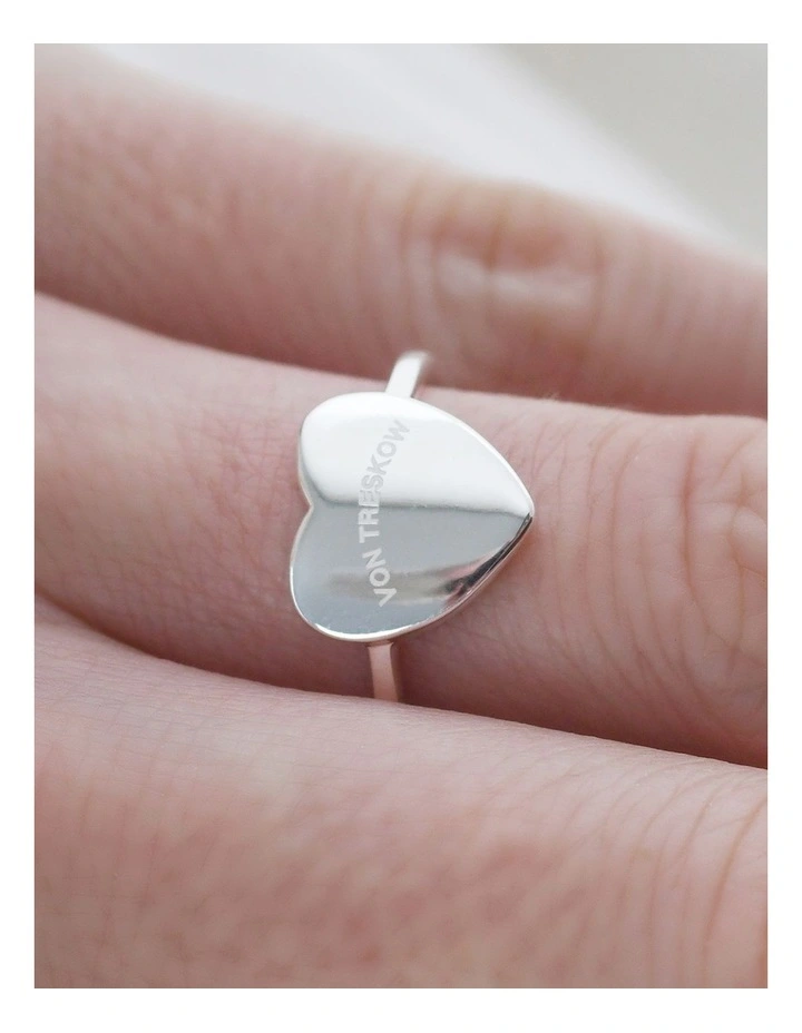 Heart Ring in Silver