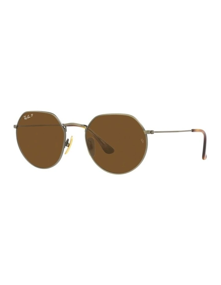 0RB8165 Polarised Sunglasses In Gold