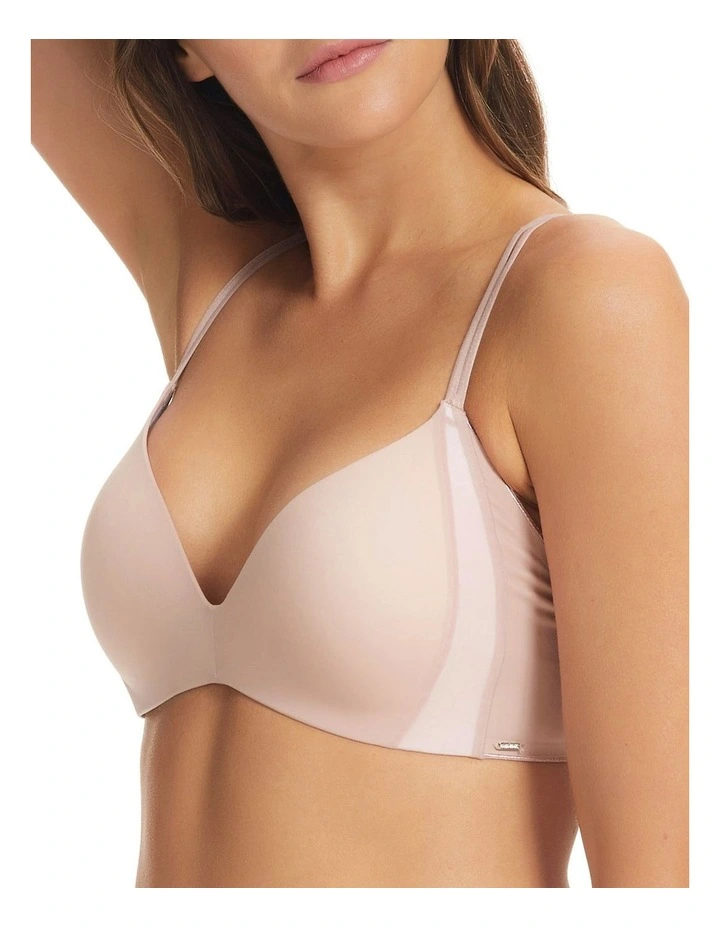 Dual No Wire Boost Bra in Woodrose
