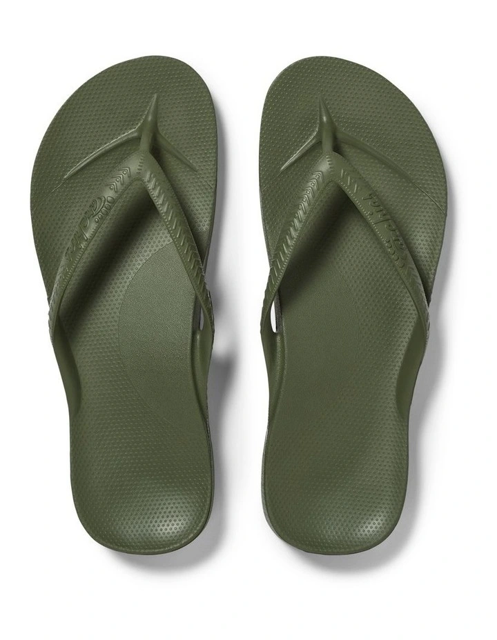 Arch Support Thongs in Green
