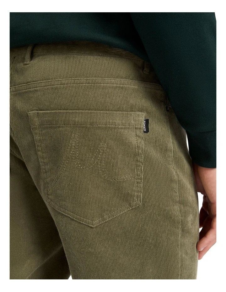 Matteo 5 Pocket Corduroy Pant in Litchen