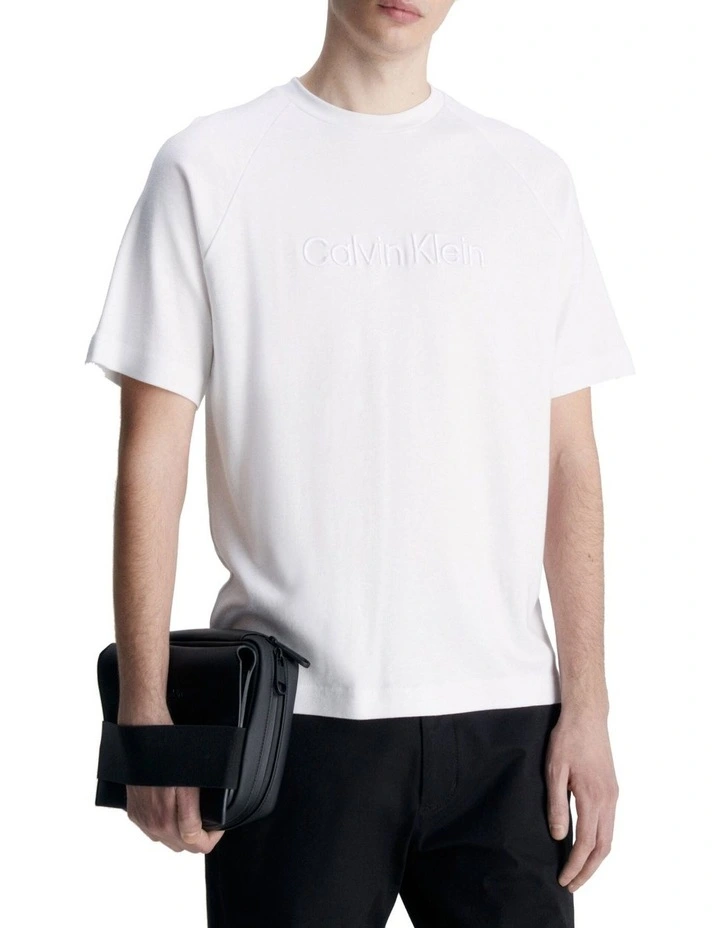 Iconic Logo Refibra T-shirt in White