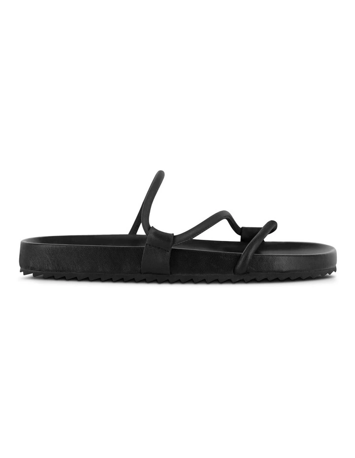 Demi Flat Sandals in Black