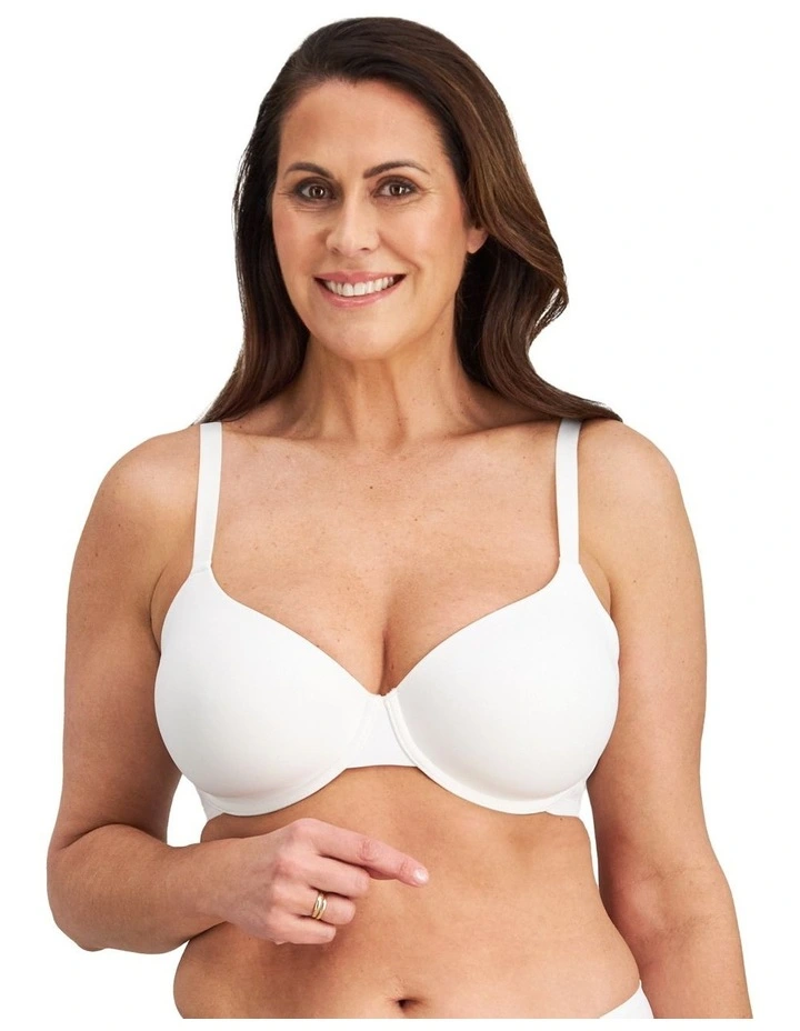Comfit Collection Full Coverage Contour Bra in White