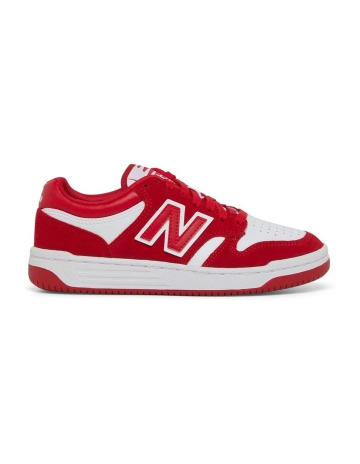 480 V1 Grade School Sneakers in Red
